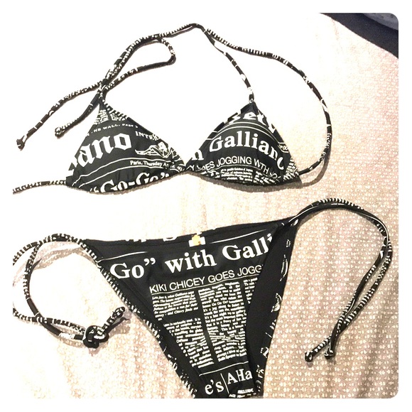 john galliano swimwear